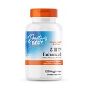 Médecins Meilleur 5-HTP amélioré avec les vitamines B6 et C, soutient le bien-être mental et émotionnel, non-OGM, sans gluten, sans soja, végan 120 capsules de légumes