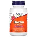 Maintenant Aliments Biotin 5 MG Capsules végétariennes, 120 Compte