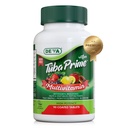 DEVA Tuba Prime végétalien multivitamine sans fer - supplément alimentaire riche en vitamines et minéraux - antioxydants, mélange de fruits et légumes, super champignons, probiotiques, prébiotiques, graines, herbes 90 Tabs