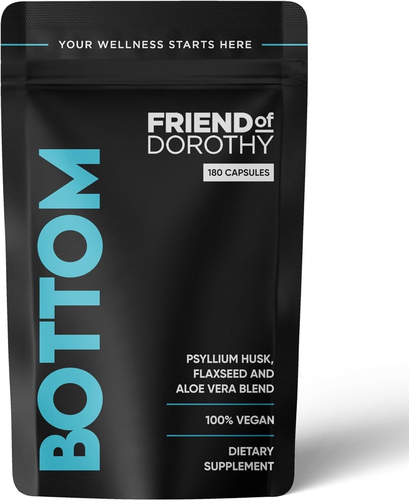 Supplément de fibre de fond pour le temps de préparation sans effort - aide à promouvoir la régularité digestive - base de musc de Psyllium - pour les hommes qui fond, capsules végétaliennes