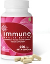 Immunité ultra-forte - Support immunitaire prouvé cliniquement - Wellmune Glucan hautement purifié - Capsules sans gluten, sans allergène, sans OGM et végétalien - 30 Capsules, 250 mg