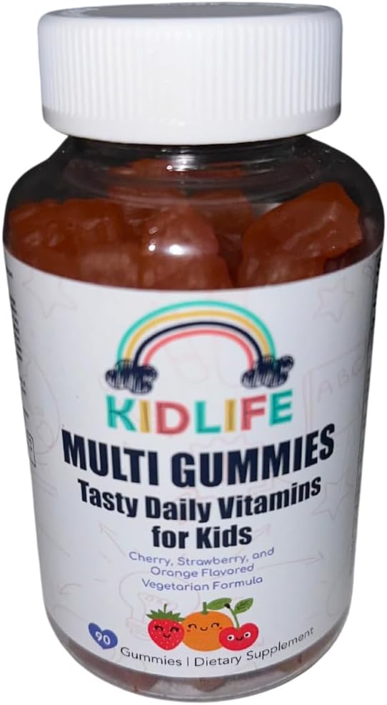 KJ3 Essentials KIDLIFE Gummies quotidiennes- Vitamines pour les enfants 90 Comte Vegan. Soutien immunitaire. Doux et savoureux
