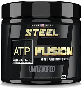 Suppléments d'acier ATP-Fusion.com Absorption optimisée Supplément d'entraînement monohydraté de la créatine Formule sans boule pour une récupération plus rapide avec poudre monohydratée de la créatine.com 40 portions