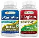 Meilleurs naturels L-Carnitine 1000mg & L-Arginine 1000 mg