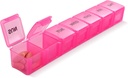 Pink XL Extra Large Organisateur hebdomadaire et quotidien de pilules/vitamine/huile de poisson/Suppléments (Pink)
