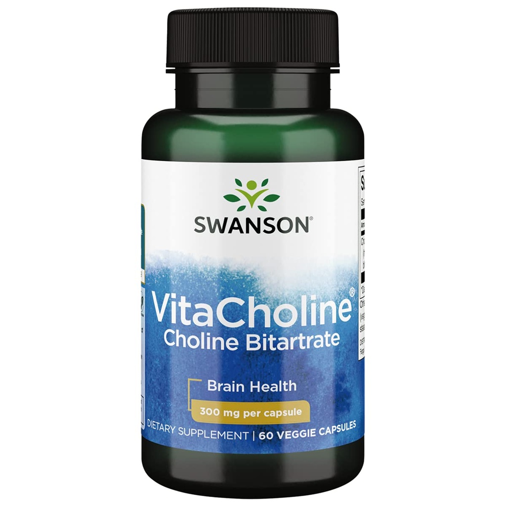 Swanson ULT VITACHOLINE 300MG 60 Veg CAPS