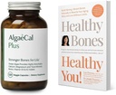 ALGAECAL Bundle Calcium Supplément pour les femmes et les hommes Vitamine D3 & K2, Magnésium et Livre par Lara Pizzorno Bons sains Vous, pour augmenter la santé osseuse, 1-Mois
