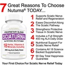 Supplément Sciatique de Relief Nerve avec l'acide alpha lipoïque 450 mg - 18 en 1 Super formule pour le bas du dos, hanche, lombaire, cuisse, jambe, pied - Meilleur Sciatique naturel de Relief Nerve Support - 90 Capsules