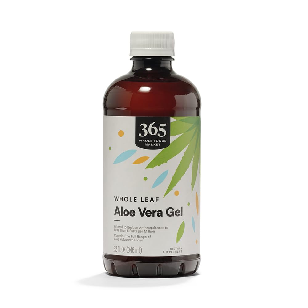 365 par Marché des aliments entiers, Aloe Vera Gel filtré à feuilles entières, 32 fl oz