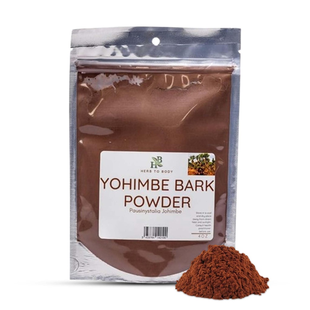 Poudre d'écorce de Yohimbe – 4 oz, poudre de Yohimbe séchée sauvage provenant d'Afrique pour le thé à base de plantes et les utilisations traditionnelles