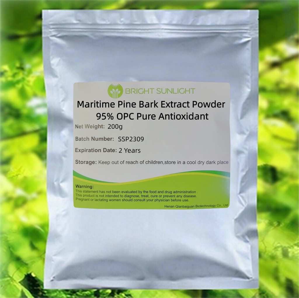 Maritime Pine Bark Extract Powder 95% OPC Pure Antioxidant 200g