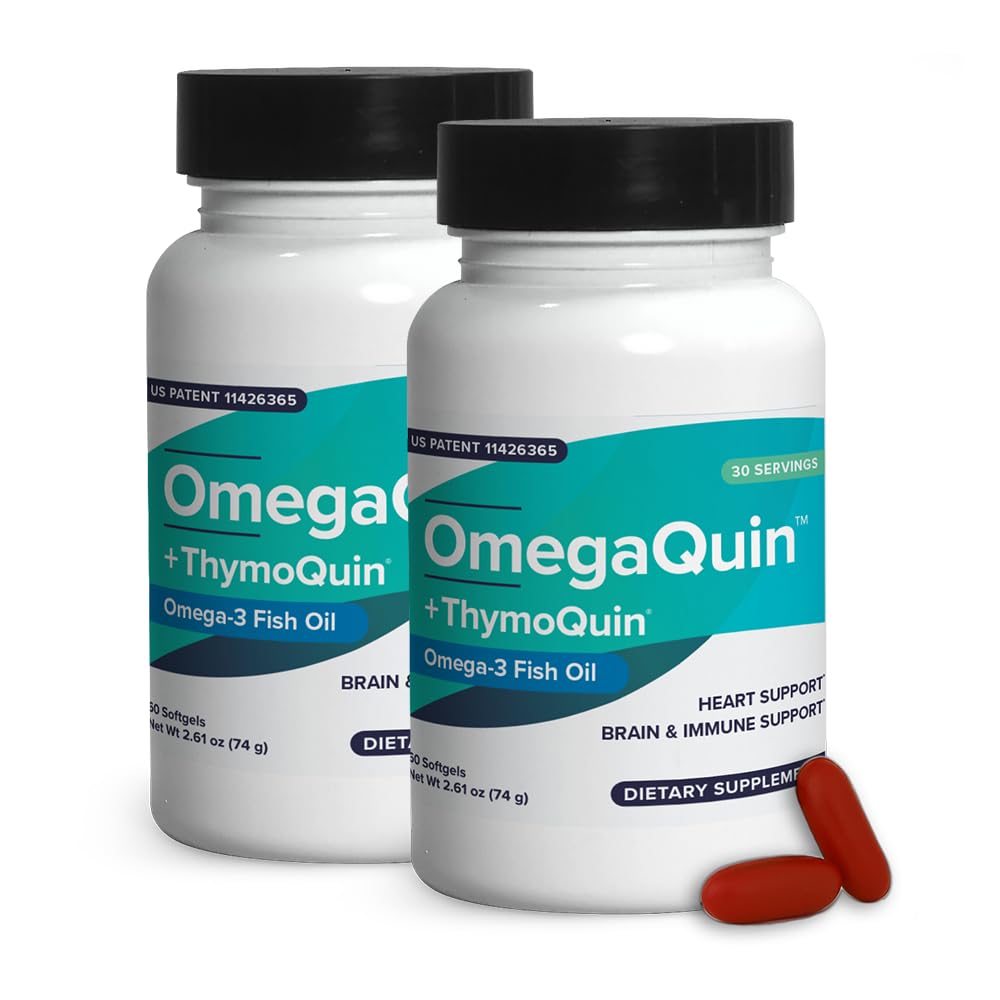 OmegaQuin Huile de Graine Noire + Vivo Mega Huile de Poissons