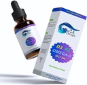 Maximum Strength Vitamin D3 & K2 + MCT Oil & Omega 3: Liquid Drops for Immune System, Brain Function & Energy (No Fillers, Non-GMO, 2 Fl Oz)