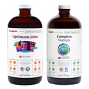 LIQUIDHEALTH Optimum Combinaison Glucosamine Chondroïtine Supplément et ensemble multivitamine quotidien complet pour les hommes et les femmes - Soutien immunitaire, santé des articulations osseuses, aliments entiers - USA Made, Vegan, Non-OGM