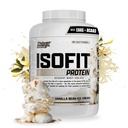Recherche sur les nutriments IsoFit Whey Protéines Poudre Instantanée 100% Whey Protéines Isolée (70 portions, crème glacée Vanilla)