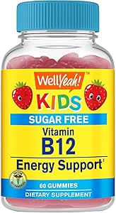 Eh bien oui Vitamine pour enfant B12 1000mcg Gummies sans sucre