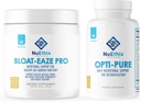 NuEthix Formulations Détoxification et supplément de soutien Gut Bundle d'Opti-Pure, 30 portions et Bloat-Eaze, 60 portions