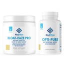 NuEthix Formulations Detoxification and Gut Support Supplement Bundle of Opti-Pure, 30 Servings and Bloat-Eaze, 60 Servings