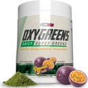EHP Labs OxyGreens Super Greens Poudre - Spiruline et Chlorella Superfood, Poudre de jus vert et Suppléments verts avec Fibre prébiotique, Antioxydants et Immunity Support, 30 Sers (Passionfruit)