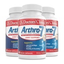Médecins américains - Complexe de soutien mixte éprouvé cliniquement avec du curcuma, du collagène, du bromelain pour la flexibilité, la mobilité et le cartilage fort - 180 capsules(3 bouteilles) - 45/90 jours d'approvisionnement
