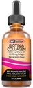 SBR Nutrition Biotine et Collagen Liquid Supplément diététique quotidien, vitamines pour la croissance et l'épaississement des cheveux, santé de la peau et force des ongles, 2 oz (60mL)