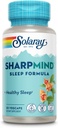 SOLARAY SharpMind Sommeil, Formule d'aide au sommeil nootropique, Nootropics Supplément de soutien au cerveau pour un sommeil calme et sain avec libération lente Melatonine 3mg, 60 jours de garantie, 30 portions, 30 VegCaps