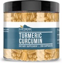 Earthborn Elements Turmeric Curcumin 200 Capsules, Pure & Undiluted, No Additives
