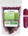 XPRS Nutra Taille 3 Capsules vides - 1000 Compte Vide Vegan - Pilules végétariennes - Bricolage Gélule végétale Remplissage - Caps de pilules veggie (carotte pulpeuse)