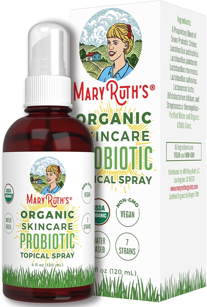 Topique Probiotique Liquid USDA Probiotiques organiques topiques pour la santé digestive Lactobacillus Acidophilus Probiotique Gut Health & Immune Support Supplément Vegan Non-OGM Sans gluten 4 Fl Oz