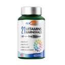 Multivitamine pour les femmes et les hommes - Hommes et femmes Multivitamine pour les os, la peau et la santé immunitaire, 21 en 1 Multivitamines Supplément, Multivitamines avec sans gluten et allergène, sans OGM, 60 capsules