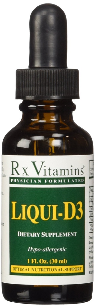 Rx Vitamines Liqui-d3 2000 Iu, 1 Fl Oz (paquet de 1)