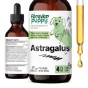 Des gouttes de racine de chiot Astragalus pour chiens - Extrait d'Astragalus Membranaceus pour le soutien immunitaire des chiens - Suppléments liquides pour animaux de compagnie à base de plantes pour l'immunité et l'entretien joyeux des animaux - 4 oz