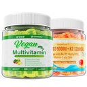 NEVISS Vitamine D3 5000IU + K2 (MK-7) 120mcg avec multivitamine végane pour les hommes avec fer, vitamine B12, A, D3, K2, Algae Omega 3, Magnésium, Zinc