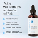 Consultez Santé W8 gouttes - Doctor Formulé supplément de perte de poids liquide avec DygloFit- soutient le contrôle de l'appétit, le métabolisme et l'équilibre hormonal - Protection antioxydante naturelle-2 gouttes deux fois par jour