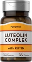 Piping Rock Luteolin Supplement | 100mg | 50 Capsules | Complex with Rutin | Vegetarian, Non-GMO, Gluten Free