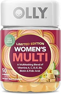 Multi, Vitamines A, C, D, E, B, Zinc, Edition limitée, Cozy Crème Brulee - 50ct