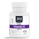 365 par marché des aliments entiers, vitamine K 120 MCG, 100 comprimés