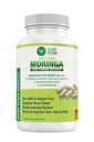 Moringa Capsules, 180 Pilules de Poudre Vegan Pure Oleifera Leaf, 1200mg par portion, Supplément sans OGM et sans gluten, 3 mois d'approvisionnement, support du système immunitaire, métabolisme et stimulant énergétique