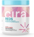Poudre Superfood Cira Glow-Getter Reds - Antioxydants et polyphénols pour l'augmentation de l'énergie et de la santé Gut - 30 portions, Aloha Punch