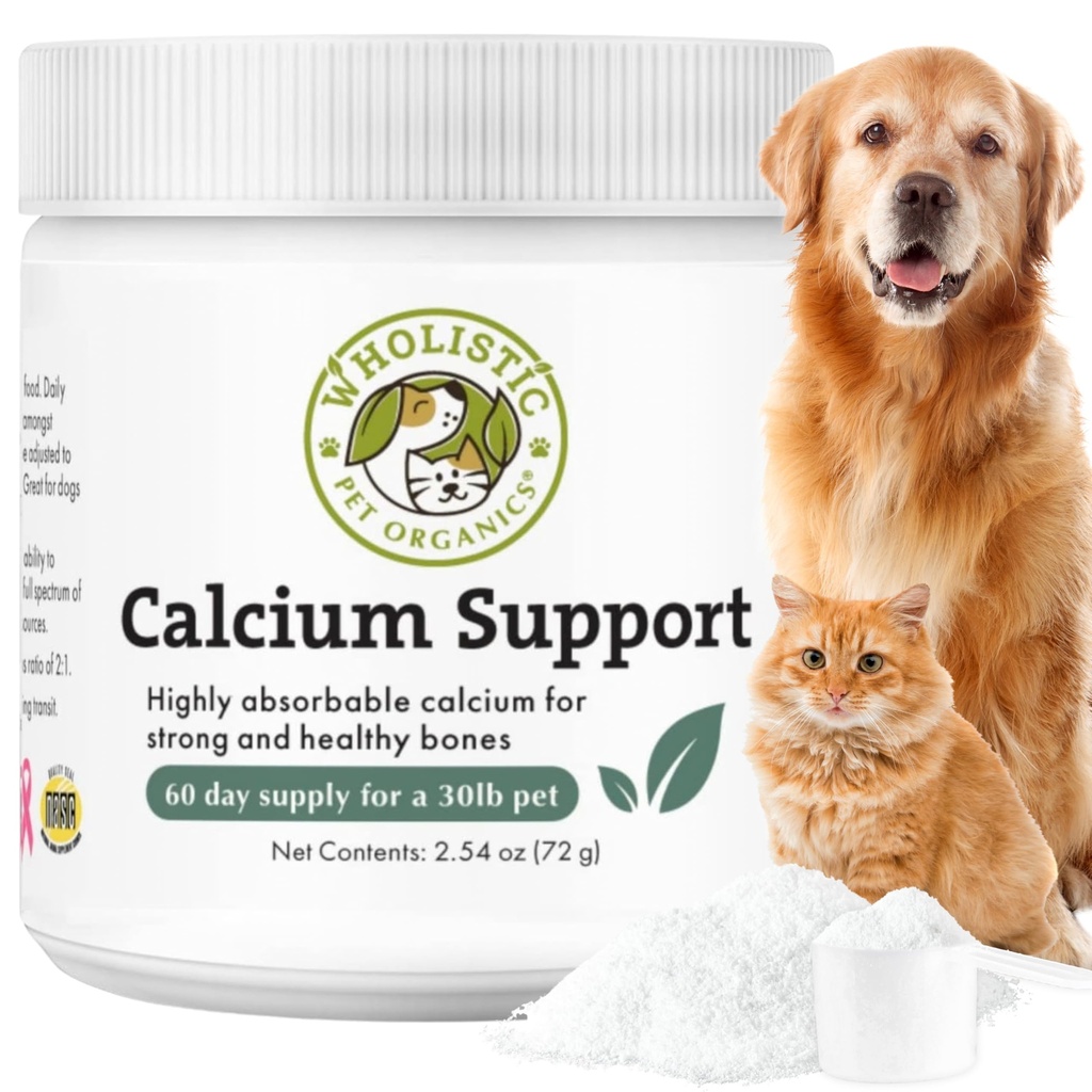 Coral de mer pour animaux de compagnie biologiques: supplément de calcium pour chien de mer biologique - Source naturelle de calcium pour chiens Dents et santé des os - Vitamines pour chiens - Fabriqué aux États-Unis