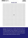 Amsler Eye Grid with Magnetic Back - Outil de dépistage de la vision quotidienne pour les patients atteints de dégénérescence maculaire et de glaucome par des experts cliniques (1 Pack)