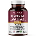 Supplément berbère - 10xAbsorption supérieure Complexe berbère HCI avec lemon amère et la feuille de Banaba - Cholestérol et soutien métabolique cliniquement recherché - 60 capsules Non-OGM