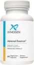 XYMOGEN Essence adrénale - Support adrénal avec des herbes Adaptogènes (Cordyceps, Extrait de Rhodiola, Ginseng) + Vitamines B - Aide à soutenir des niveaux d'énergie sains et une fonction immunitaire saine (60 capsules)