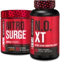Usine Jacked Nitrosurge Pré-entraînement thermogénique Shred en ananas orange & N.O. XT Booster d'oxyde nitrique pour les hommes et les femmes