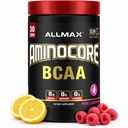 ALLMAX AMINOCORE BCAA Powder for Workout Muscle Recovery & Increased Endurance - Sugar Free, No Fillers 8.18 Grams Bcaas Amino Acids, B Vitamins for Women and Men - 30 Servings | Pink Lemonade, 345g