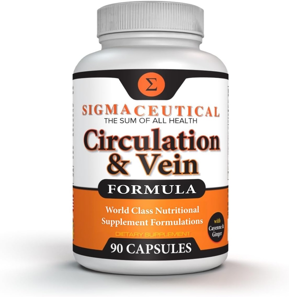 Traitement des veines de varices pour les jambes - Supplément de circulation - Diosmin Support de la veine des jambes - Support de la veine de circulation - Supplément de la veine des jambes saine - 90 capsules