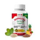 Nopalina Formule de fibre de 120 capsules de lin, Psyllium, Avoine et Blé Bran, Omega 3, 6 & 9