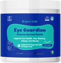 Gardien des yeux pour les chats et les chiens - Soutient la santé des yeux, la coloration, l'allergie et la blessure (117g) avec MaquiBright (poids normal)