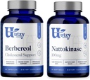 Utzy Naturals Soutien métabolique Ensemble de Nattokinase 100 mg et Berbecol 500 mg