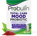 Probiotiques d'humeur probuline pour les femmes avec Safran, L Theanine, Probiotique, Prébiotique, Postbiotique - Supplément de soutien d'humeur et soutien de la gueule - Vegan, Non OGM, 30 Capsules